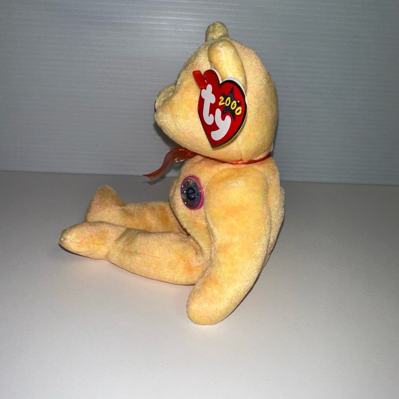 Ty Beanie Baby Sunny Yellow Plush Toy 2000 nwt new vintage - Picture 3 of 10